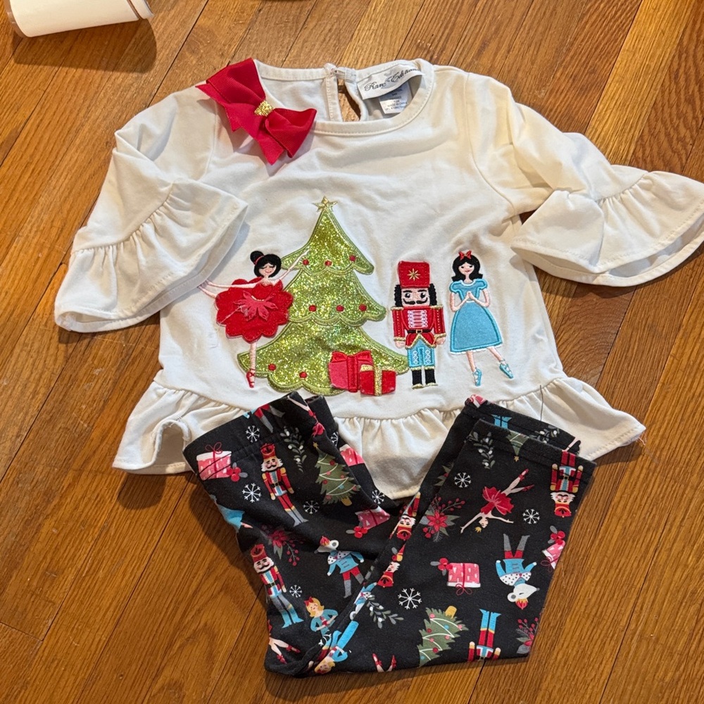 Rare Editions White and Black Nutcracker Kids Matching Set